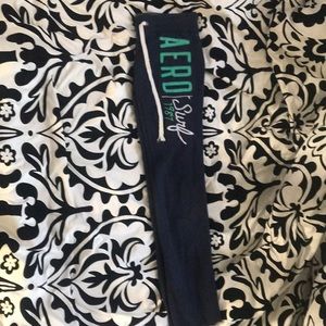 Long pants 🧐 navy blue & turquoise green
